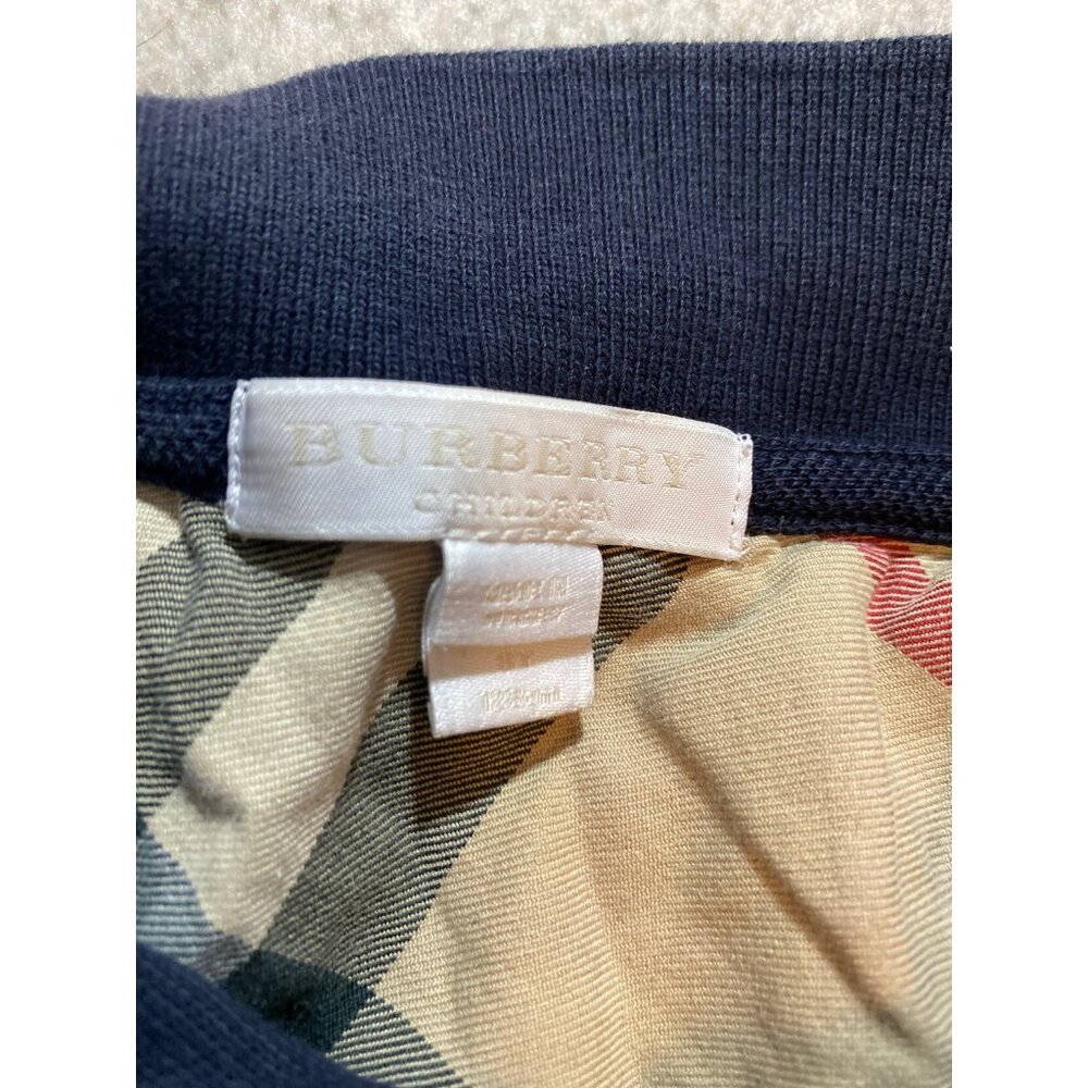 Burberry Navy Polo - Picture 3 of 4
